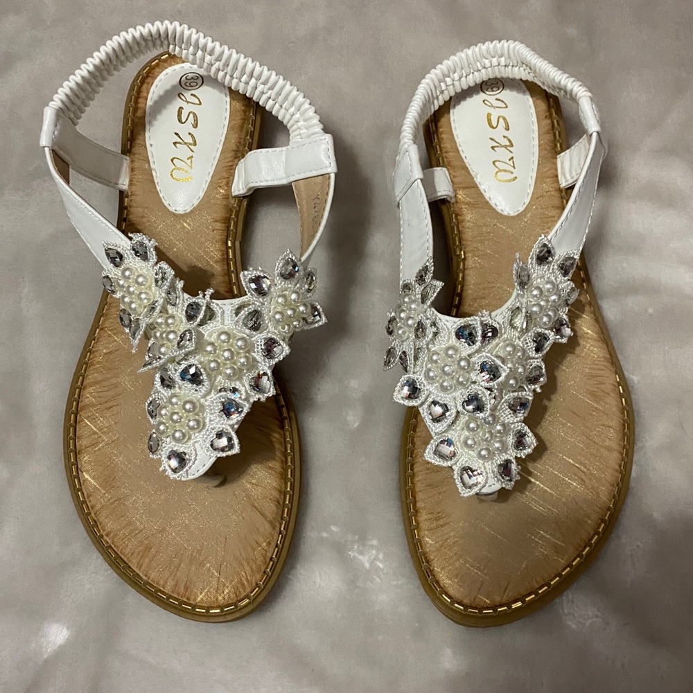 White Sandals